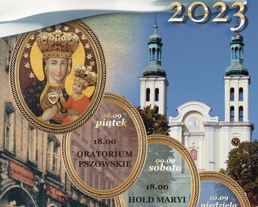 Zapraszamy do Matki Bożej Uśmiechniętej – Pszów 2023