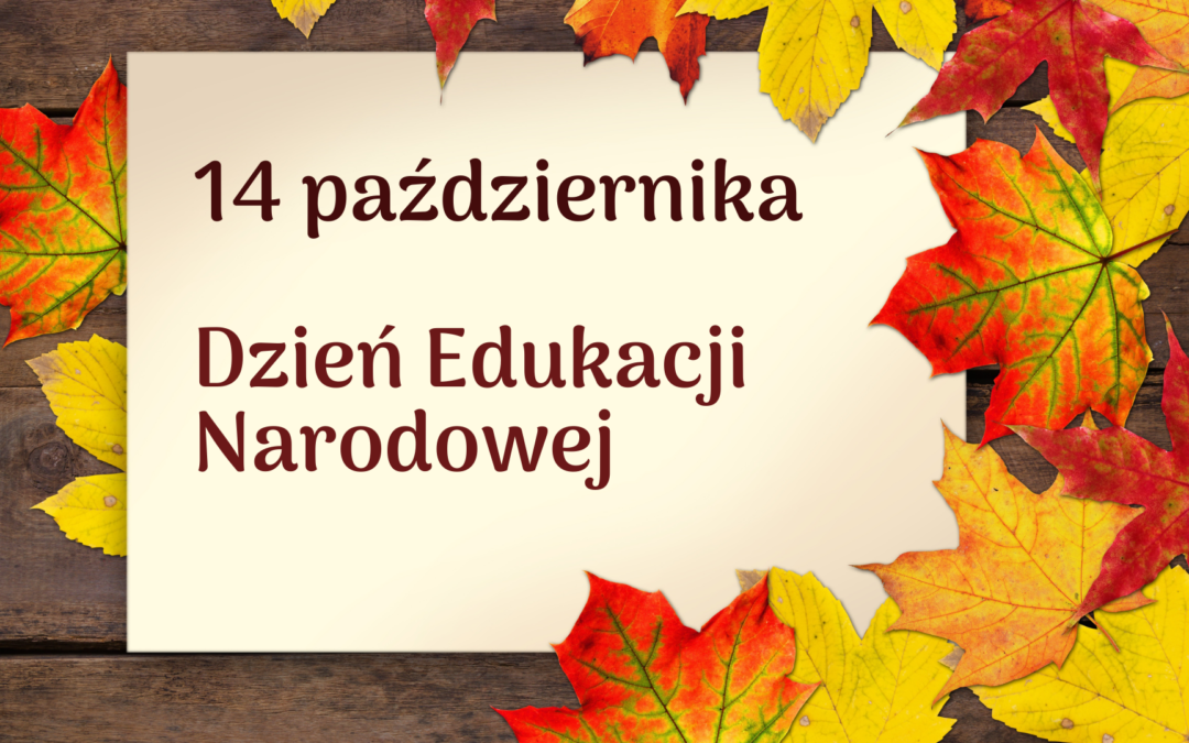 Życzenia z okazji Dnia Edukacji Narodowej