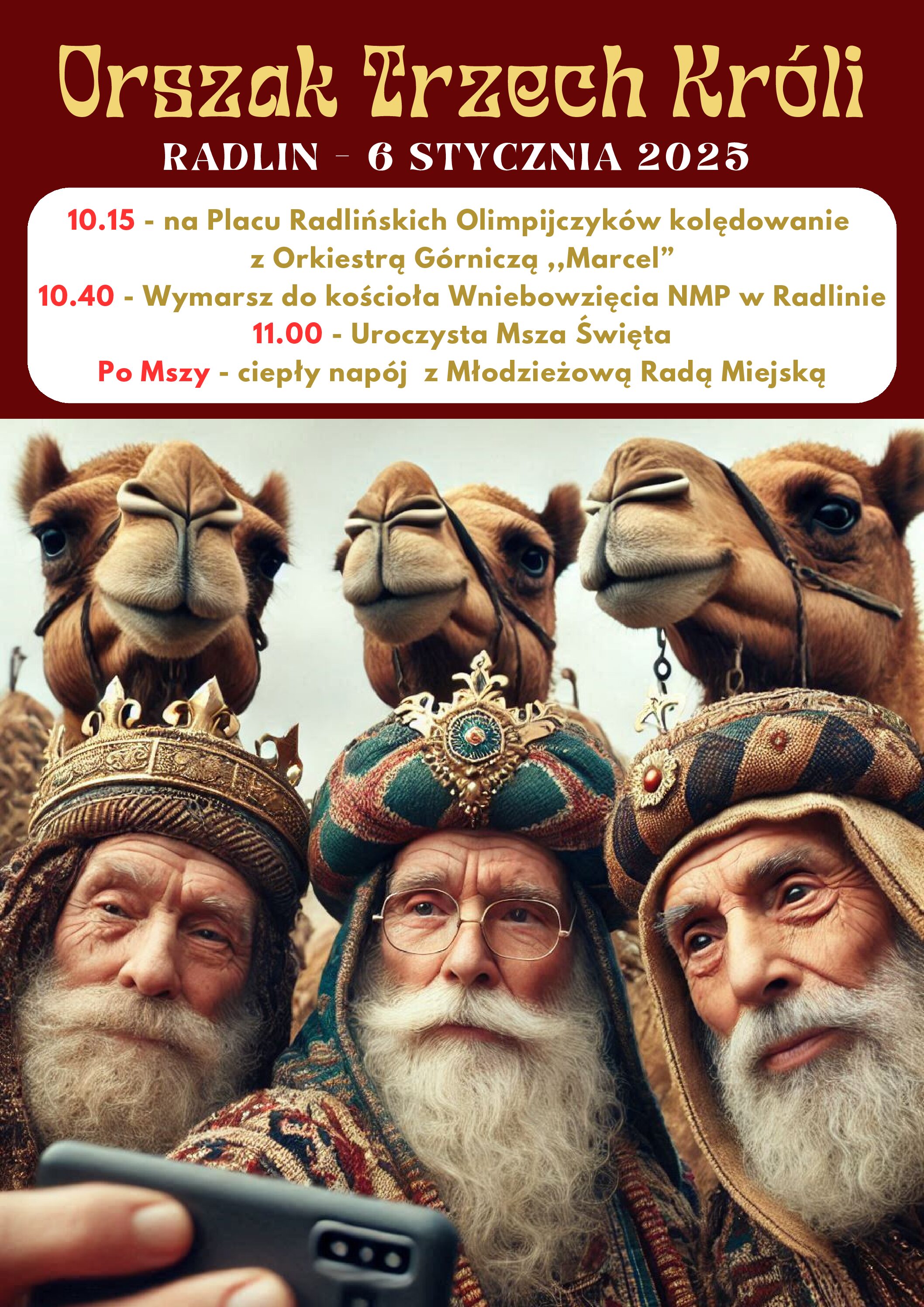 Zapraszamy do Orszaku Trzech Króli – 6 stycznia 2025 r.