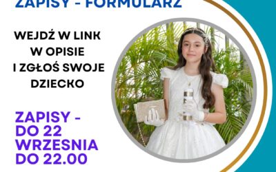 I Komunia Święta – zapisy na 2026